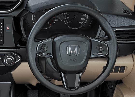 Multi-Function Steering Wheel with Audio, Voice Command, Hands-Free & Cruise Control